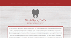 Desktop Screenshot of byrnekidsdental.com