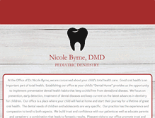 Tablet Screenshot of byrnekidsdental.com